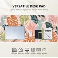 thumbnail image 3 of Boho Tropical Leaves and Floral Gaming Mouse Pad Large Mouse Mat XL Desk Mat Extended Mouse Mat Non-Slip Laptop Computer Keyboard Mouse Pad for Office & Home 31.5x11.8 Inch, 3 of 6