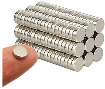 80PCS Magnet 8x2mm Bulk Magnets for Refrigerator Science Crafts Arts 