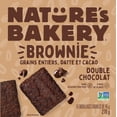 thumbnail image 1 of Nature's Bakery Double Chocolate Brownie Bars, Whole Grains, Real Cocoa, Soft Baked, Nut and Dairy Free, Plant Based, No Artificial Colours or Flavours, GMO-Free, 270g, 1 of 7