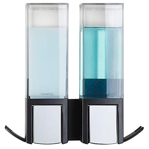 Silver Gloss Better Living Products International Inc Better Living Products 81134 Curve 1-Chamber Soap and Shower Dispenser