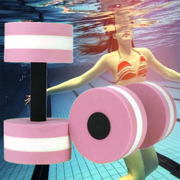 Fiudx Mancuernas Aqua Fitness, Barras de Resistencia de Espuma Eva, Equipo de Ejercicios para Piscina, Fortalecimiento de Cuerpo Superior y Espalda Baja, Uso En Spa y Piscina, 1 Par, 270 Mm