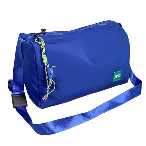 Bolsa deportiva de nailon de gran capacidad, bolsa de gimnasio portátil, impermeable, multifuncional, resistente al desgaste, con cinturón de fijación para viajes y natación Fivean unisex