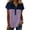 Light Purple -BP18, variant on Nestiefly Womens Spring Tops Casual Short Sleeve Summer Shirts for Women Button Down Denim Collar T Dressy Purple S