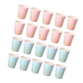 thumbnail image 1 of de vasos de papel desechables, 20 vasos, vasos para beber de corte con de puntos para bodas, fiestas de cumpleaños, Acción de Macarena Vasos de papel desechables, 1 of 8