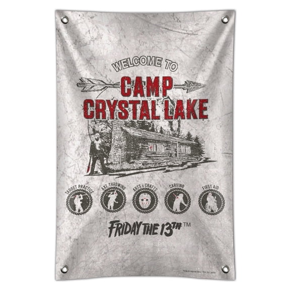 Friday the 13th Camp Crysal Lake Home Business Office Sign