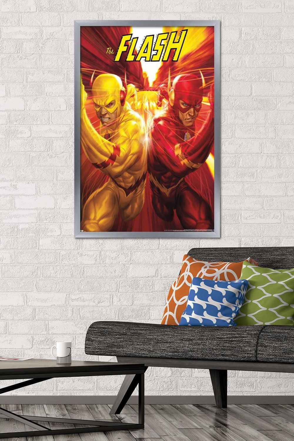 DC Comics - The Flash and The Reverse Flash - Race Wall Poster, 22.375" x 34"