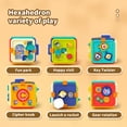 thumbnail image 3 of Juguetes sensoriales educativos Montessori Busy Board WIIBAAHO de 1 a 2 años, 3 of 6
