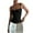 Black, variant on Pincandy Full Seamless Stretch Camisole Tank Tops for Women - Spaghetti Strap Undershirt Cami Fits Women