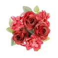 thumbnail image 1 of Under 10 Candles & Holders Simulation Flower Rose Hydrangea Candlestick Table Decoration Warm Home Table Decoration Piece Beautiful Gift, 1 of 6