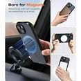thumbnail image 5 of Suitable for iPhone 16 phone case, transparent, [compatible with Magsafe] [anti yellowing] [military grade protection] shockproof ultra-thin phone case, suitable for iPhone 16 6.1 inches, 5 of 6
