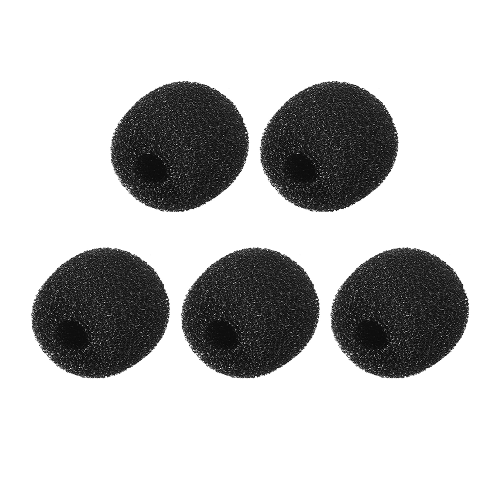 5 PCS Foam Mic Cover Headset Microphone Windscreen Shield Protection