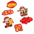 thumbnail image 1 of Refrigerator Decor Magnetic Stickers Chinese New Year Stereo Fridge Decal H GXB W4D2, 1 of 1
