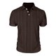 thumbnail image 5 of Blusa y camisa de manga corta con cuello vuelto para hombre, informal, a la moda, con botones, lisa, de poliéster., 5 of 7