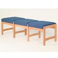 thumbnail image 1 of Wooden Mallet DW5-3LOVG Three Seat Bench in Light Oak - Green, 1 of 1