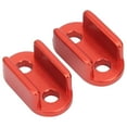 thumbnail image 1 of 2Pcs RC Rear Axle Leaf Spring Suspension Mount Plate Fit for WPL D12 1/10 Remote Control TrucksRed,, 1 of 5