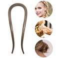 thumbnail image 3 of Unique Bargains 1Pc Hair Pin U-shaped Hair Accessories 4.33"x1.57" Transparent Gray, 3 of 5