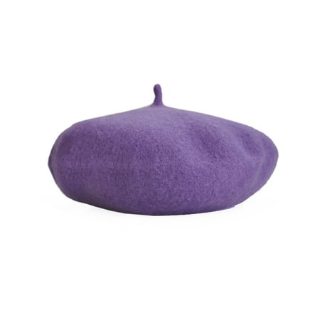 - Opromo Classic Kids' Wool French Warm Beret Girl's Artist Hat, 9.5