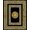 Black Gold, Pattern 17, variant on ODIKA Greek Geometric Key Fret Bordered Symmetry Meander Border Scroll Stain Resistant Low Profile for Dorm Room, Small Living Apartment