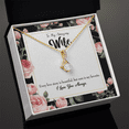 thumbnail image 3 of To My Wife  Our Story Alluring Ribbon Necklace Message Card, 3 of 20
