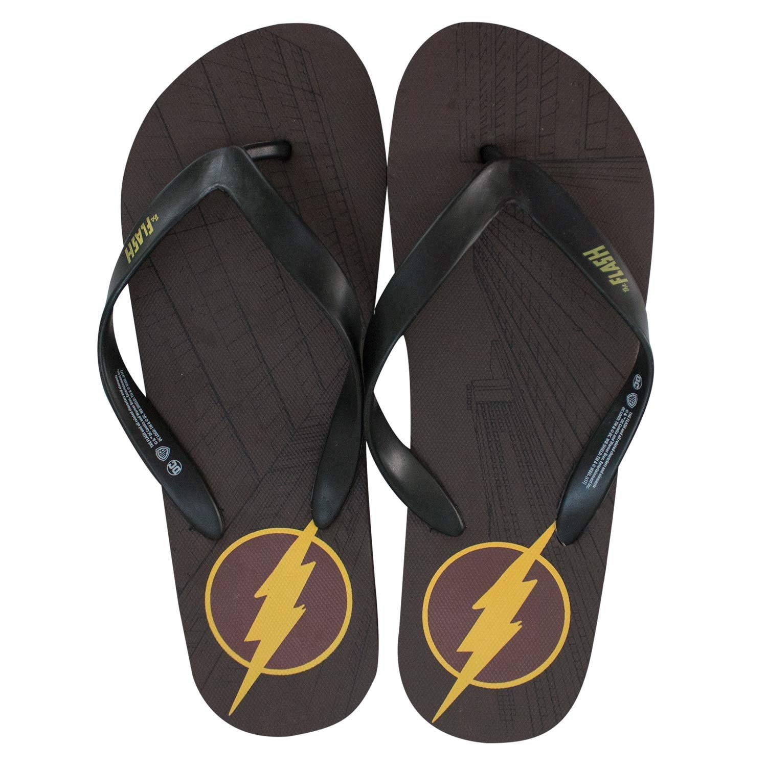 Flip Flops - The Flash, Medium Black 