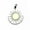 Opal, variant on 1pc Natural Moon Sun Crystal Pendant Bead Chakra Gemstone Quartz Necklace Reiki-Opal-1PC (Random Pick)