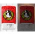 thumbnail image 2 of Springer Spaniel Christmas Wreath Ceramic Night Light, 2 of 2