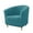 Blue, variant on AIGIA Stretch Tub Chair Covers 1-Piece Club Chair Slipcover Soft Jacquard Barrel Chair Cover Armchair Slipcovers