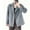 Gray, variant on QUNYINEY Women's Winter Coats Gray Fleece Trench Coat Double Breasted Turndown Collar with Pockets Long Sleeve Loose Fit Womens Jacket