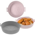 thumbnail image 1 of Moule de Friteuse d'Air en Silicone, Friteuse d'Air, Moule de Friteuse d'Air 2 Pièces, Panier de Friteuse d'Air en Silicone, Doublure de Four de Friteuse d'Air, Pot de Friteuse d'Air pour Four à Micro-Ondes, Réutilisable, 1 of 6