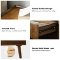 thumbnail image 5 of Tina's Home 28" Tall 3 Drawers End Table Set of 2 with Charging Station, Storage Side Table for Living Room Walnut, 5 of 8