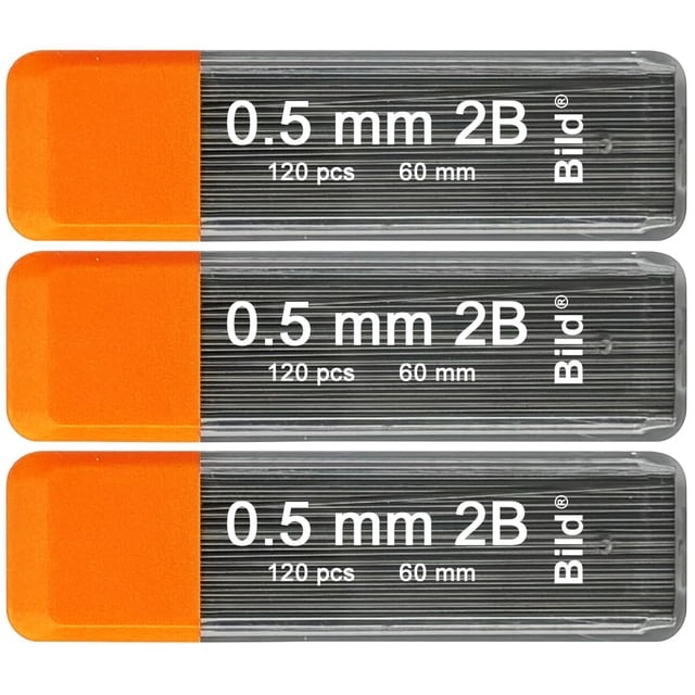 Lápiz mecánico Lead Refills Bild Premium 2B 0,5 mm