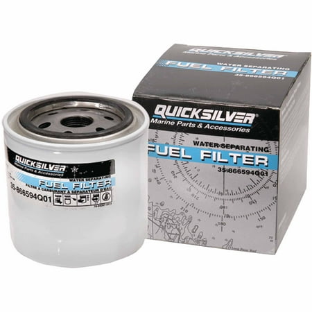 Quicksilver Water Separating Fuel Filter Element Only, 10 Micron for MerCruiser 1.6L Vazer Engines
