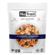 NuTrail Nut Granola, Blueberry Cinnamon, No Sugar Added, Gluten Free, Grain Free, Keto, Low Carb, Healthy Breakfast Cereal 11 oz. 1 Count