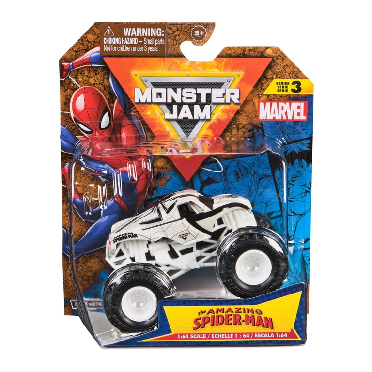 Monster Jam, Marvel 1:64 Scale Vehicle Monster Truck Single Pack