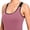 Pink, variant on Women's Open Back Workout Tank Top with Built in Bra Athletic Yoga Running Shirt