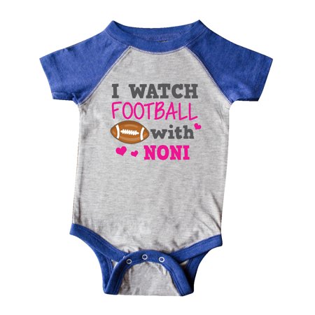 

Inktastic I Watch Football with My Noni Gift Baby Girl Bodysuit
