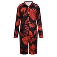 thumbnail image 4 of Conjunto de traje de manga larga de camisa de verano de moda para mujer Conjuntos sexy con estampado de cuello en V Wmkox8yi bvn2884, 4 of 8