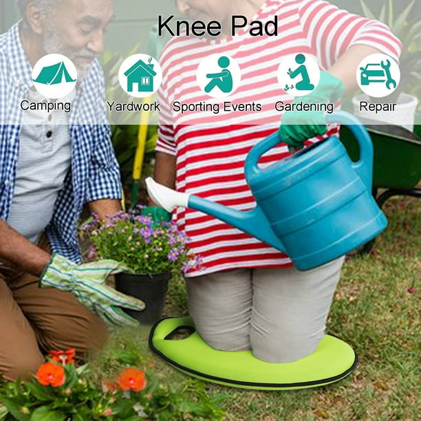Outdoor Water Resistant Memory Foam Cushion Camping Yardworking Green Garden Kneeler Pad Multi Use Kneeling Seat Mat