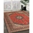 thumbnail image 2 of Ahgly Company Indoor Square Traditional Red Medallion Area Rugs, 8' Square, 2 of 6