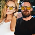 thumbnail image 4 of Joopin Night Vision Glasses for Men and Women Al-Mg Ultralight Temples Yellow Driving Glasses with UV Protection and Anti Glare, 4 of 8