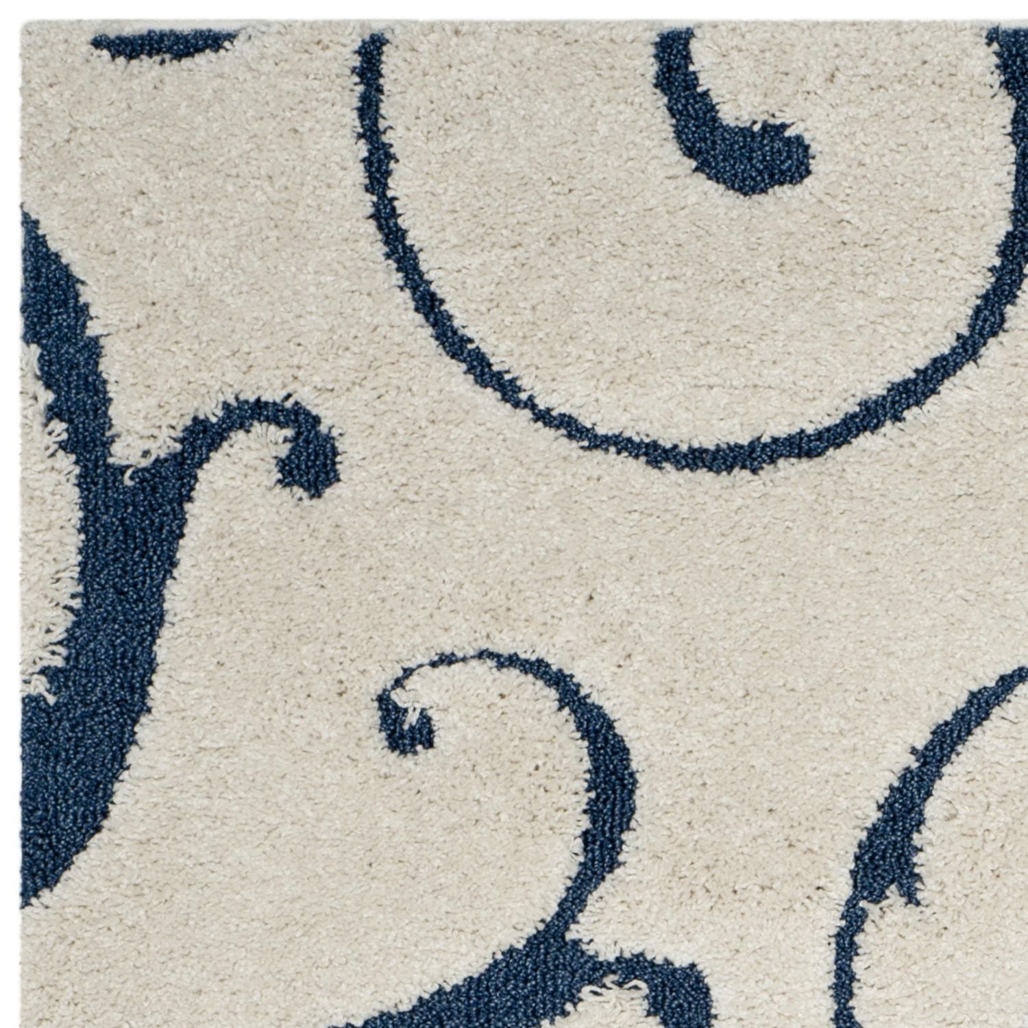 SAFAVIEH Florida Douglas Floral Vines Shag Area Rug