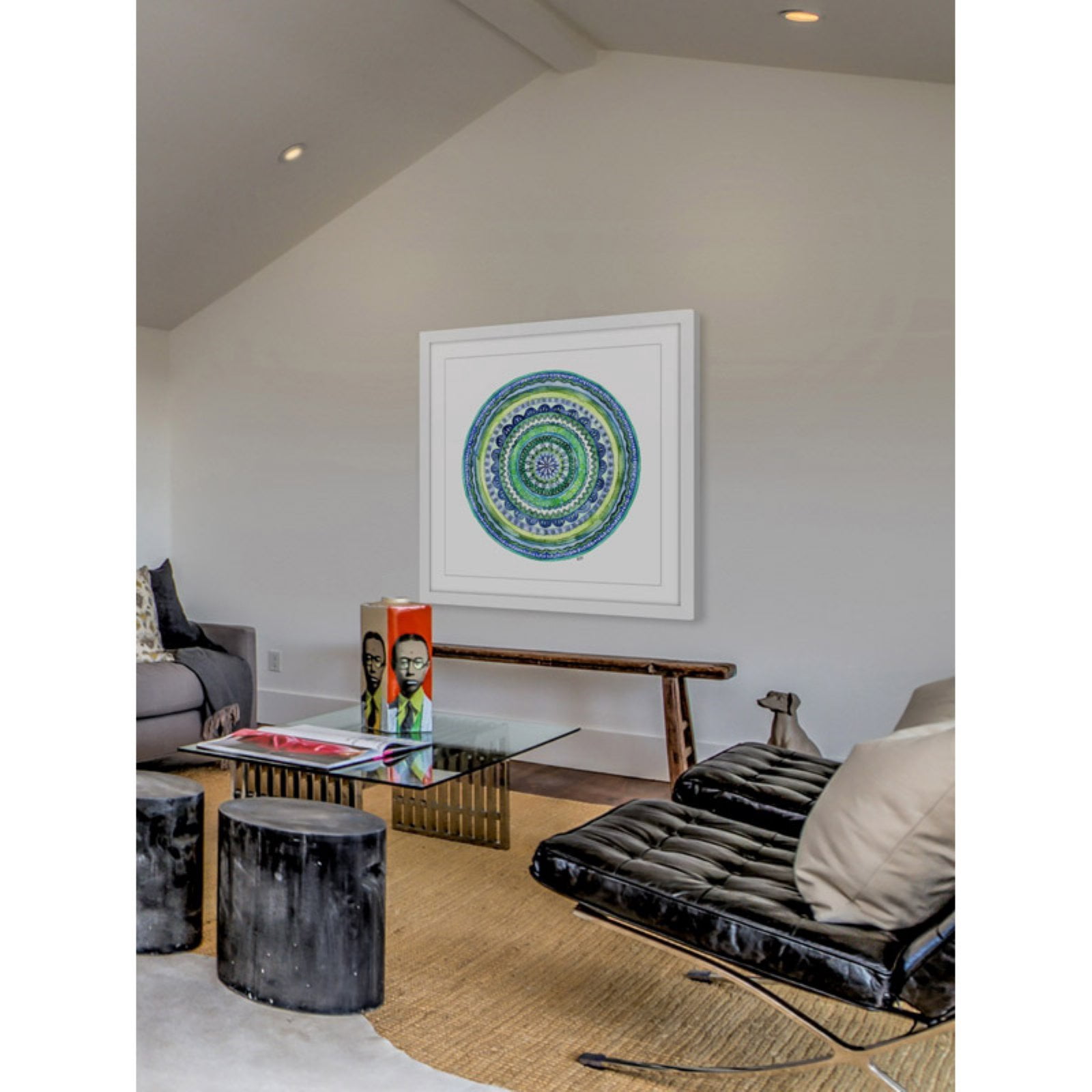 "Mosaic" by Rachel Byler Framed Painting Print
