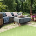 thumbnail image 4 of Safavieh Courtyard Eva Oriental Indoor/Outdoor Area Rug, Olive/Natural, 8' x 11', 4 of 12