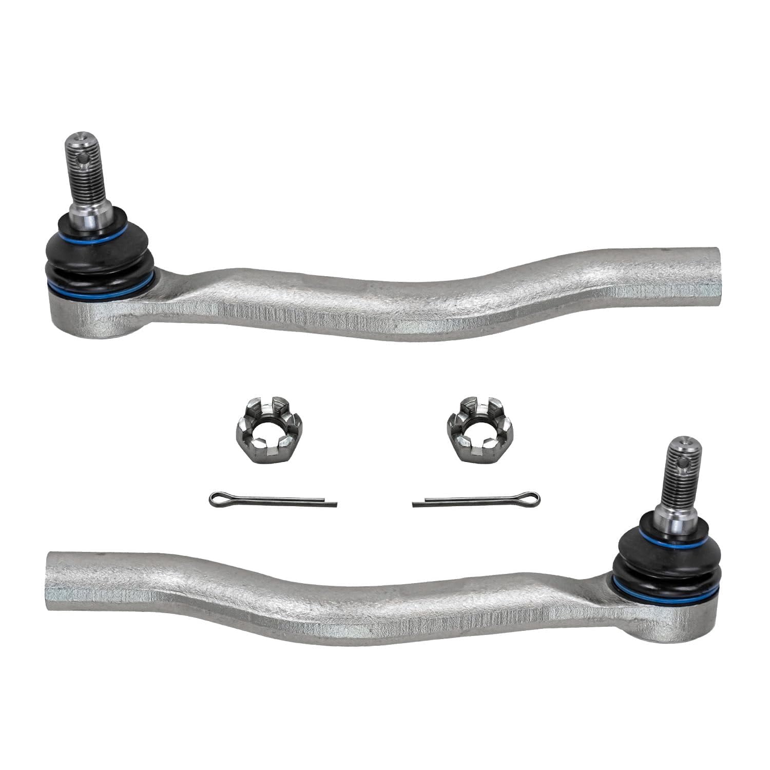 Detroit Axle - Front Lower Control Arms with Ball Joints + Outer & Inner Tie Rods Sway Bars Kit Replacement for 2016-2019 Honda Civic 1.5L