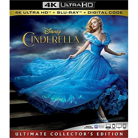 Cinderella (4K Ultra HD   Blu-ray   Digital Code)