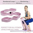 thumbnail image 4 of Yoga Stretching Strap, Ideal for Muscles Dancer Gymnast Warm up Rehab Recovery Flexibility, 4 of 5