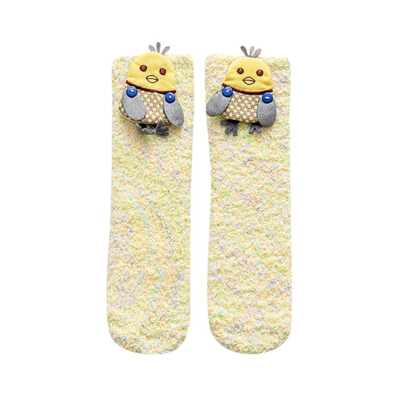 Yanyanz Compression Socks, Children New Pattern In Autumn And Winter Cute Comfortable Thickened Warm Stockings, Socks D One Size