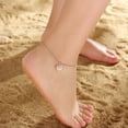 thumbnail image 5 of TINGN Ankle Bracelets for Women Initial Anklet Silver Layered Initial Anklets, 5 of 5