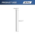thumbnail image 2 of 20Pcs M3x55mm 304 Stainless Steel Dowel Pin, Cylindrical Shelf Support Peg Pin, 2 of 6