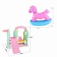 thumbnail image 4 of Newmind Juego de parque infantil con columpio, tobogán, regalo para niños de 3 a 7 años multicolor, 4 of 5